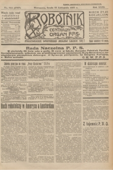 Robotnik : centralny organ P.P.S. R.31, nr 324 (25 listopada 1925) = nr 2767