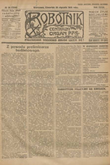 Robotnik : centralny organ P.P.S. R.32, № 28 (28 stycznia 1926) = № 2828