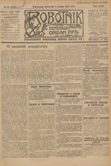 Robotnik : centralny organ P.P.S. R.32, № 35 (4 lutego 1926) = № 2835