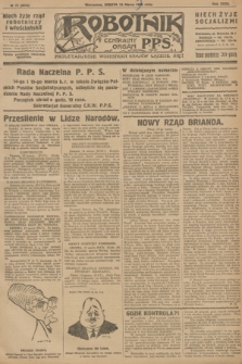 Robotnik : centralny organ P.P.S. R.32, № 72 (13 marca 1926) = № 2872