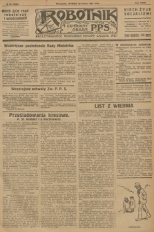 Robotnik : centralny organ P.P.S. R.32, № 89 (30 marca 1926) = № 2889