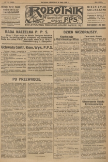 Robotnik : centralny organ P.P.S. R.32, № 134 (16 maja 1926) = № 2934