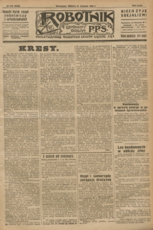 Robotnik : centralny organ P.P.S. R.32, № 229 (21 sierpnia 1926) = № 3029