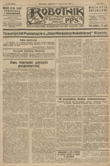 Robotnik : centralny organ P.P.S. R.32, № 276 (7 października 1926) = № 3076