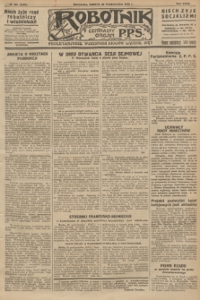 Robotnik : centralny organ P.P.S. R.32, № 299 (30 października 1926) = № 3099