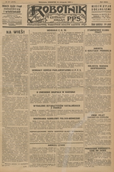 Robotnik : centralny organ P.P.S. R.32, № 317 (18 listopada 1926) = № 3117