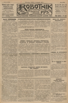 Robotnik : centralny organ P.P.S. R.32, № 318 (19 listopada 1926) = № 3118