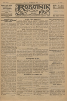 Robotnik : centralny organ P.P.S. R.32, № 354 (27 grudnia 1926) = № 3154