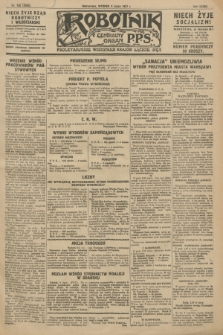 Robotnik : centralny organ P.P.S. R.33, nr 182 (5 lipca 1927) = nr 3382