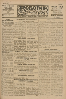 Robotnik : centralny organ P.P.S. R.33, nr 250 (12 września 1927) = nr 3090