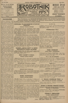 Robotnik : centralny organ P.P.S. R.33, nr 322 (23 listopasa1927) = nr 3162