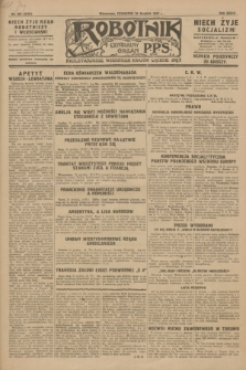 Robotnik : centralny organ P.P.S. R.33, nr 351 (22 grudnia 1927) = nr 3191