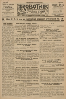 Robotnik : centralny organ P.P.S. R.34, nr 21 (21 stycznia 1928) = nr 3218