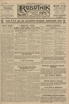 Robotnik : centralny organ P.P.S. R.34, nr 36 (5 lutego 1928) = nr 3233