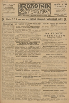 Robotnik : centralny organ P.P.S. R.34, nr 42 [i.e. 45] (14 lutego 1928) = nr 3245