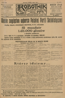Robotnik : centralny organ P.P.S. R.34, nr 66 (6 marca 1928) = nr 3262