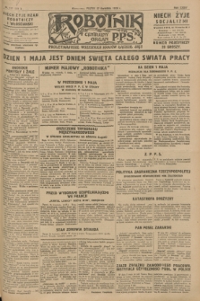 Robotnik : centralny organ P.P.S. R.34, nr 117 (27 kwietnia 1928) = nr 3312