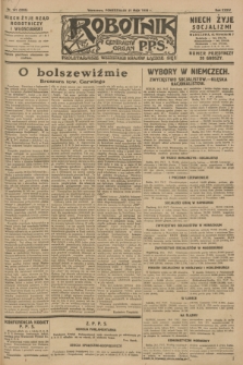 Robotnik : centralny organ P.P.S. R.34, nr 141 (21 maja 1928) = nr 3335