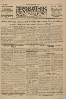 Robotnik : centralny organ P.P.S. R.34, nr 185 (4 lipca 1928) = nr 3383