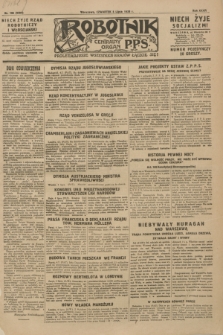 Robotnik : centralny organ P.P.S. R.34, nr 186 (5 lipca 1928) = nr 3384
