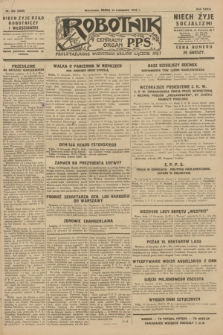 Robotnik : centralny organ P.P.S. R.34, nr 322 (14 listopada 1928) = nr 3529