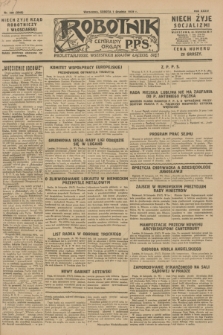 Robotnik : centralny organ P.P.S. R.34, nr 339 (1 grudnia 1928) = nr 3546