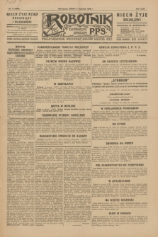 Robotnik : centralny organ P.P.S. R.35, nr 9 (9 stycznia 1929) = nr 3582