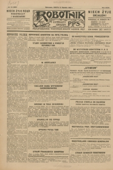 Robotnik : centralny organ P.P.S. R.35, nr 12 (12 stycznia 1929) = nr 3584