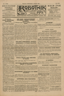 Robotnik : centralny organ P.P.S. R.35, nr 14 (14 stycznia 1929) = nr 3586