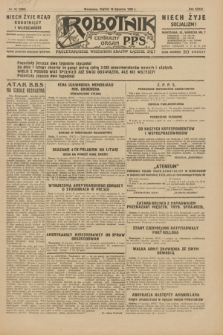 Robotnik : centralny organ P.P.S. R.35, nr 18 (18 stycznia 1929) = nr 3590