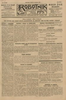 Robotnik : centralny organ P.P.S. R.35, nr 25 (25 stycznia 1929) = nr 3597