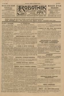 Robotnik : centralny organ P.P.S. R.35, nr 26 (26 stycznia 1929) = nr 3598