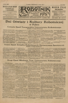 Robotnik : centralny organ P.P.S. R.35, nr 34 (4 lutego 1929) = nr 3605