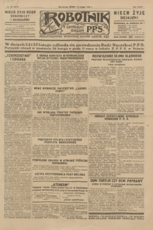 Robotnik : centralny organ P.P.S. R.35, nr 43 (13 lutego 1929) = nr 3614