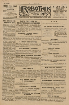 Robotnik : centralny organ P.P.S. R.35, nr 59 (1 marca 1929) = nr 3630