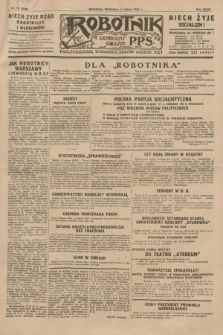Robotnik : centralny organ P.P.S. R.35, nr 75 (17 marca 1929) = nr 3646