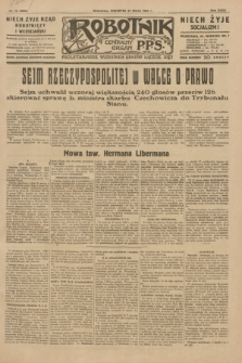 Robotnik : centralny organ P.P.S. R.35, nr 79 (21 marca 1929) = nr 3650