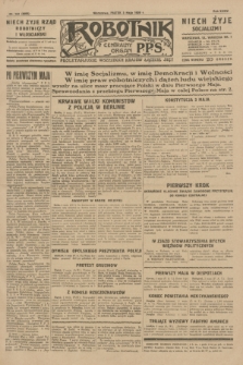 Robotnik : centralny organ P.P.S. R.35, nr 123 (3 maja 1929) = nr 3685