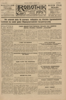 Robotnik : centralny organ P.P.S. R.35, nr 165 (14 czerwca 1929) = nr 3727