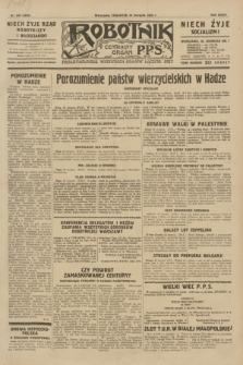 Robotnik : centralny organ P.P.S. R.35, nr 243 (29 sierpnia 1929) = nr 3803
