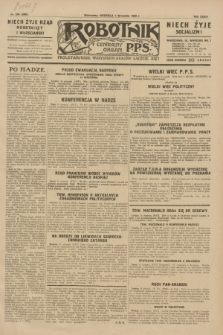 Robotnik : centralny organ P.P.S. R.35, nr 246 (1 września 1929) = nr 3806