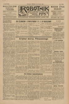 Robotnik : centralny organ P.P.S. R.35, nr 269 (22 września 1929) = nr 3829