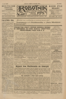 Robotnik : centralny organ P.P.S. R.35, nr 275 (28 września 1929) = nr 3835