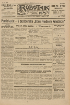 Robotnik : centralny organ P.P.S. R.35, nr 279 (2 października 1929) = nr 3839