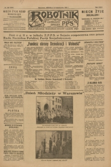 Robotnik : centralny organ P.P.S. R.35, nr 290 (13 października 1929) = nr 3850