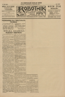 Robotnik : centralny organ P.P.S. R.35, nr 299 (21 października 1929) = nr 3859 (po konfiskacie nakład drugi)