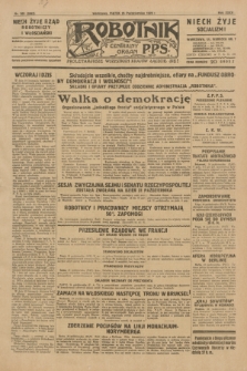 Robotnik : centralny organ P.P.S. R.35, nr 303 (25 października 1929) = nr 3863