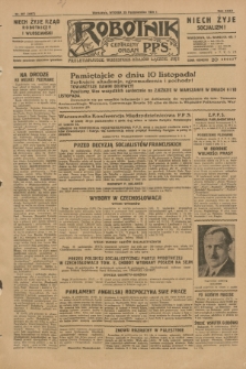 Robotnik : centralny organ P.P.S. R.35, nr 307 (29 października 1929) = nr 3867