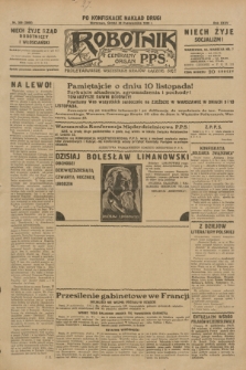 Robotnik : centralny organ P.P.S. R.35, nr 309 (30 października 1929) = nr 3869