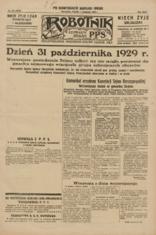 Robotnik : centralny organ P.P.S. R.35, nr 312 (1 listopada 1929) = nr 3872 (po konfiskacie nakład drugi)